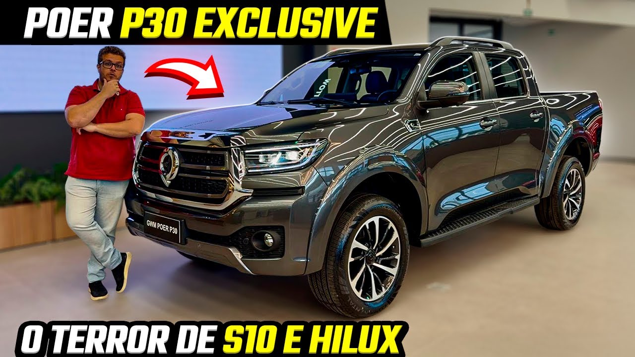 GWM Poer P30 EXCLUSIVE 2026: A Picape que desafia Chevrolet e Toyota!