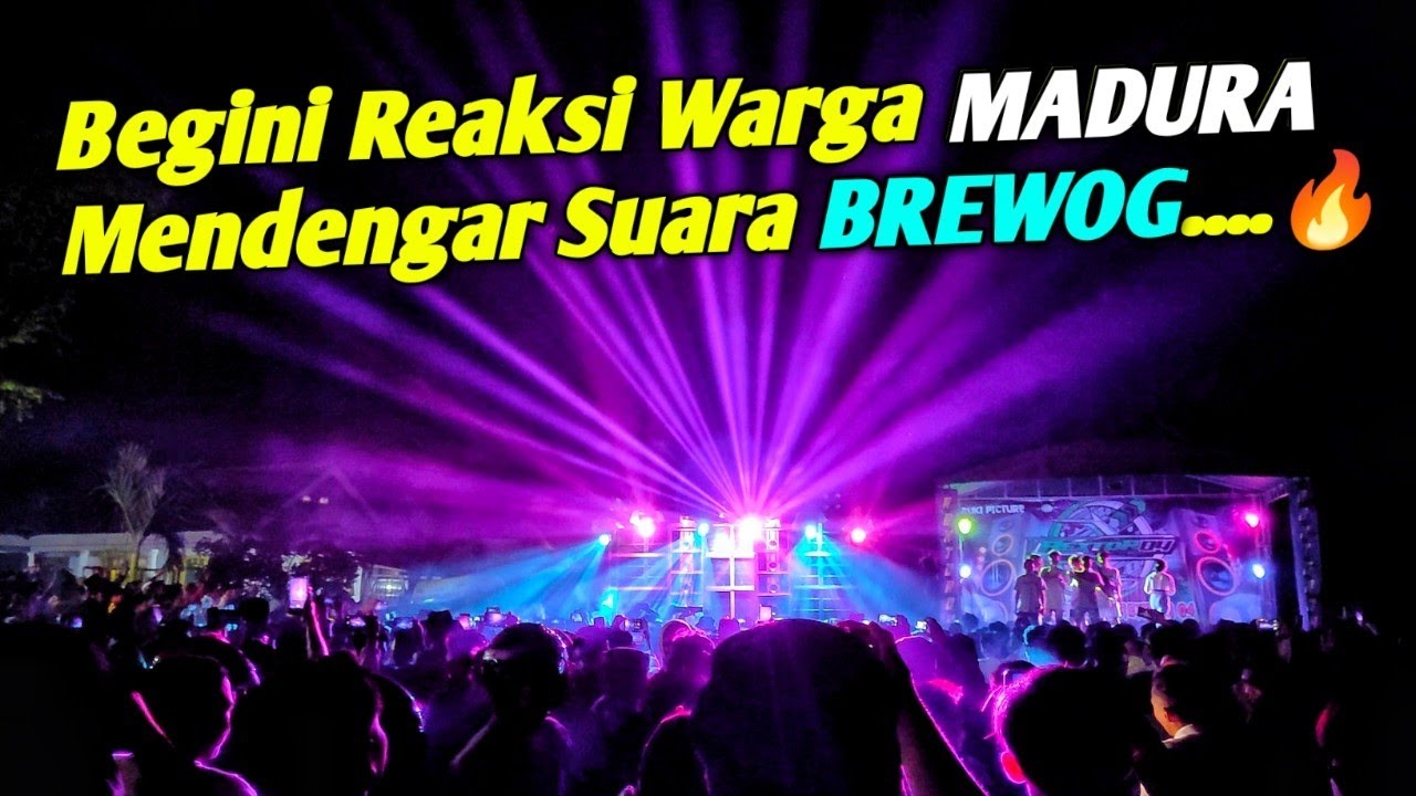 Pertama Kali Warga MADURA Dengar Suara BREWOG Begini Reaksinya❗ Penonton Panas Masbre Turun Tangan