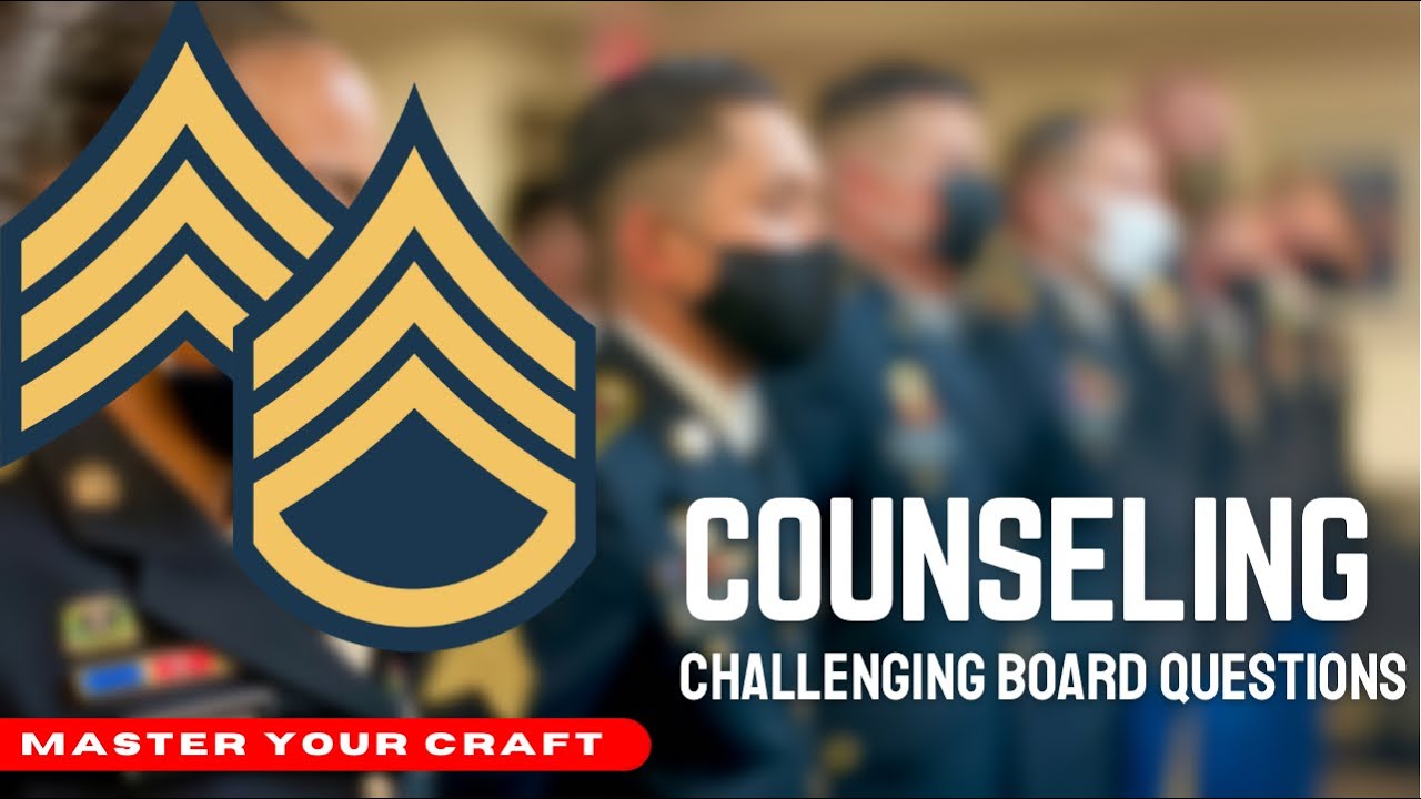 Difficult Questions Soldier's Face on the Promotion Board   Initial Counseling