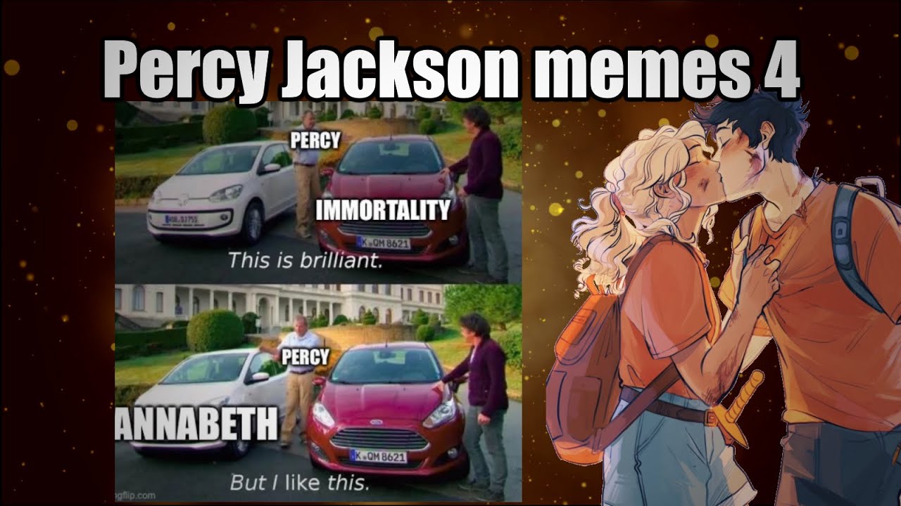 Percy Jackson memes that make you say "awww" at Percabeth
