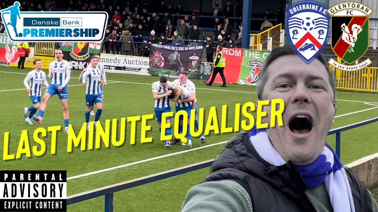 COLERAINE FIGHT BACK TO EARN POINT VS EAST BELFAST ALL STARS | MCMENAMIN BACK | IRISH LEAGUE VLOG