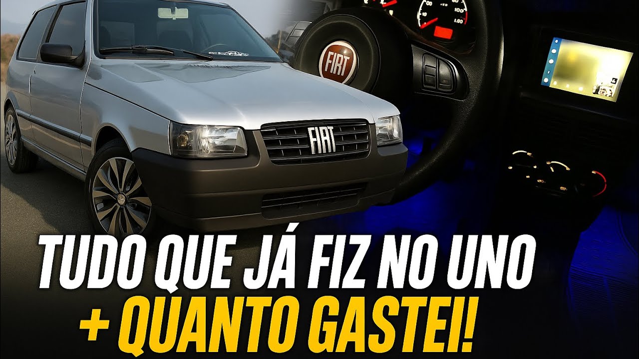 TOUR PELO FIAT UNO PERSONALIZADO