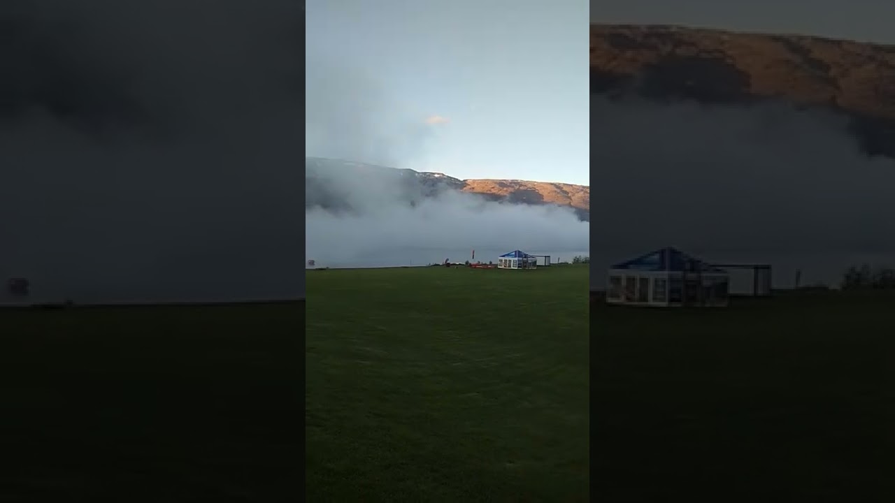 Vossevangen. Morning fog