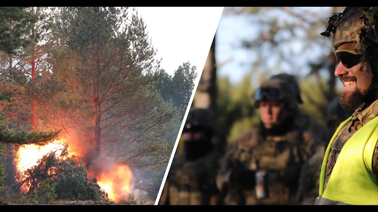 Soldiers with 1st Brigade Engineer Battalion (1BEB), abatis field fortification training