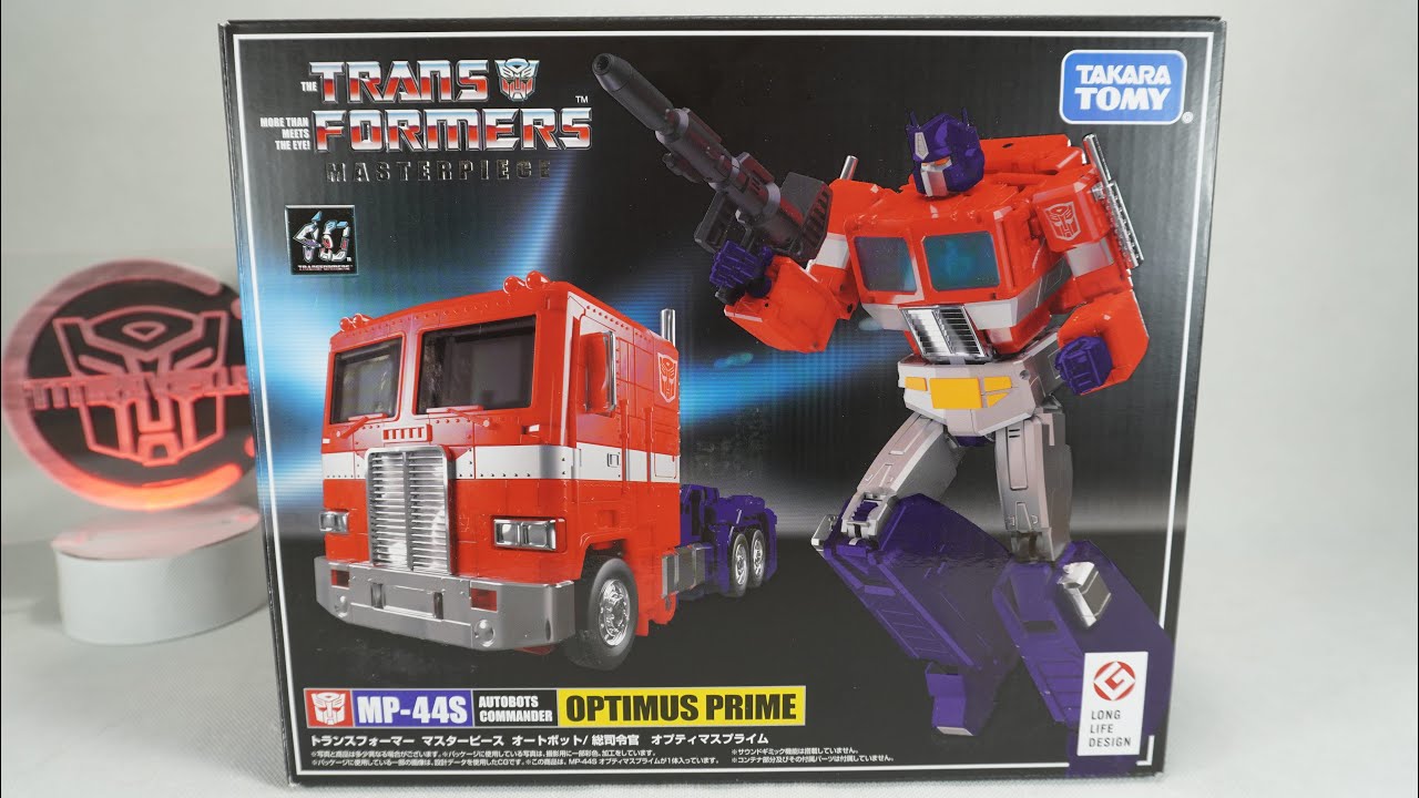 Unboxing: Takara Tomy Transformers Masterpiece MP-44S Optimus Prime Toy Deco