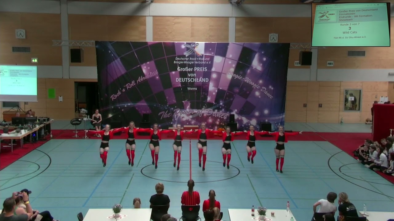 Wild Cats, Show-Formationen 3.Platz