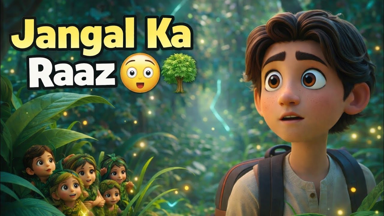 Jangal Ka Raaz Aur Chhotay Insaan | Magical Jungle Story in Urdu | Kids Cartoon Story 