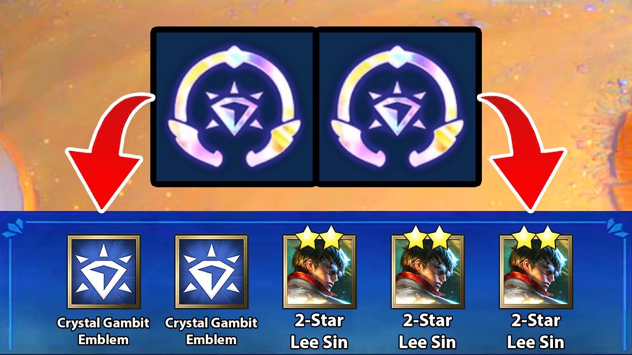 I Got Free x2 Crystal Gambit Emblem Cash Out !??