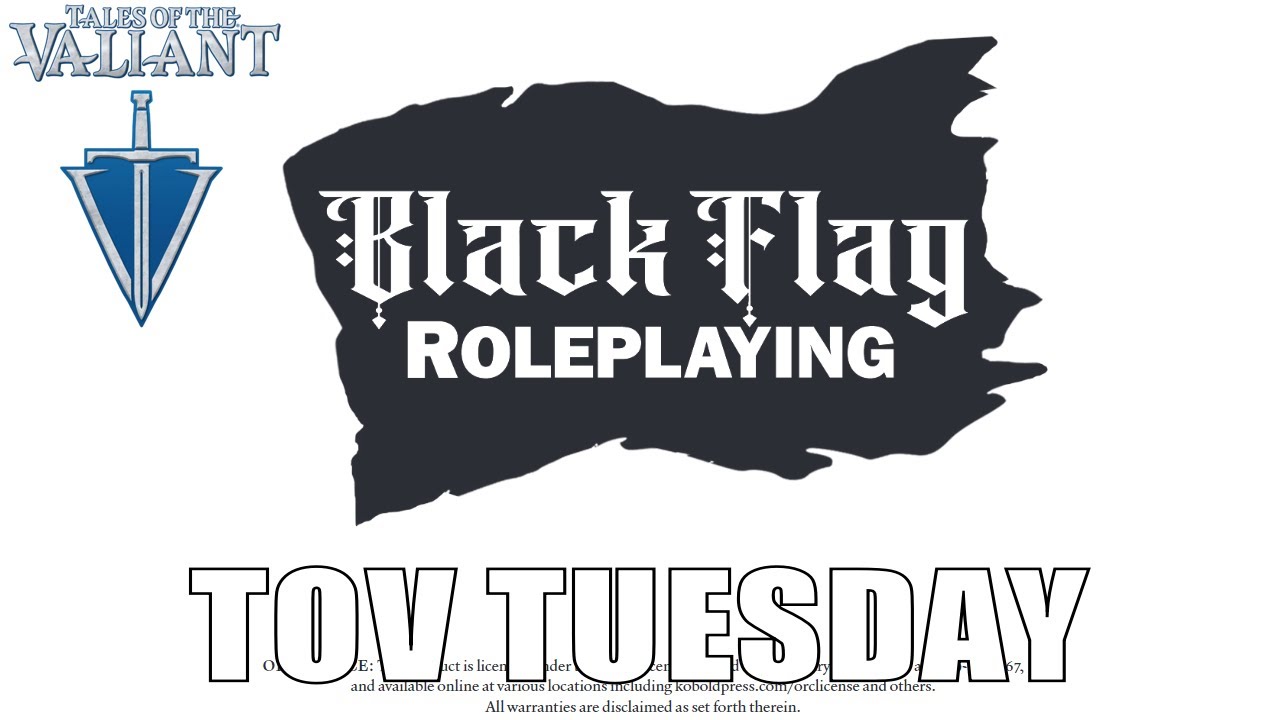 ToV Tuesday: Black Flag Roleplaying Document | Nerd Immersion