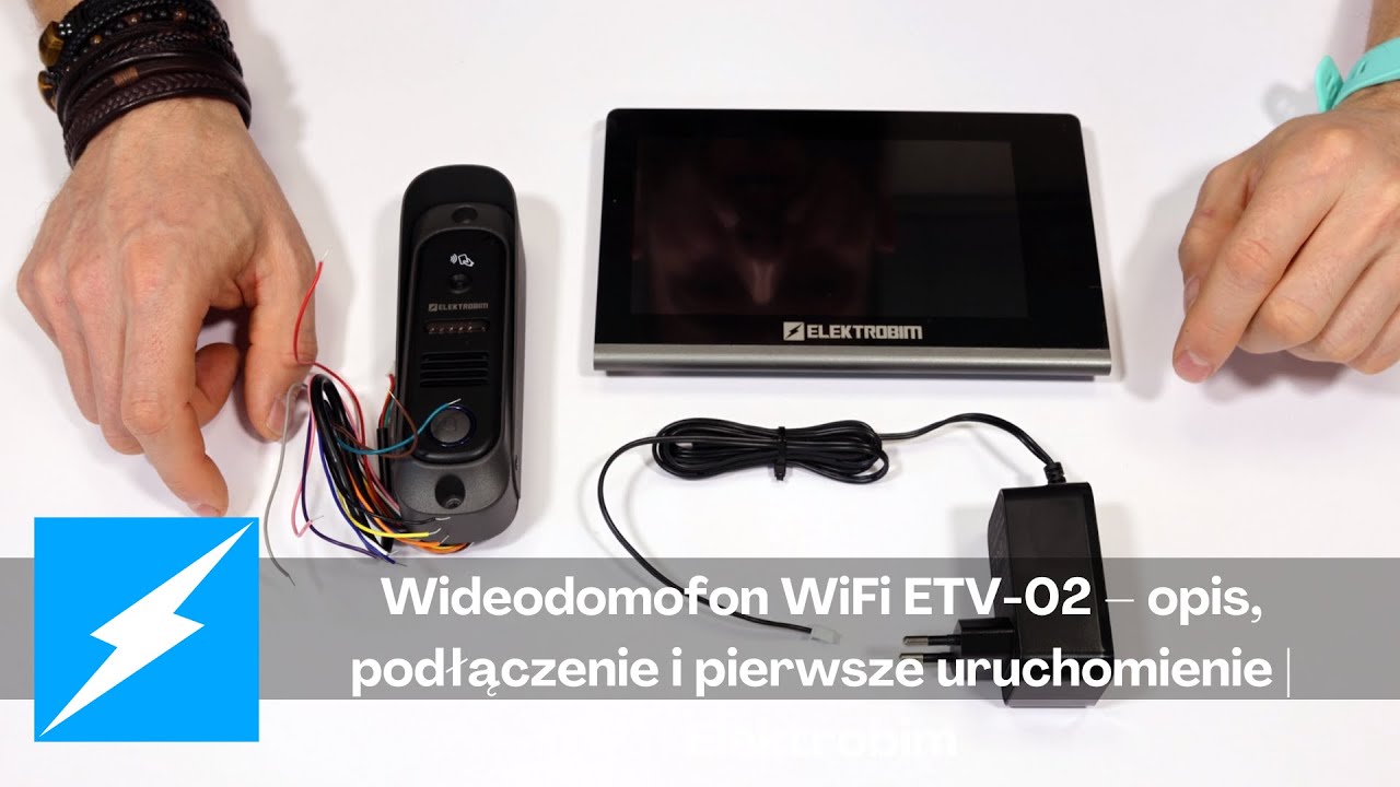 ETV-02 Elektrobim – Wideodomofon z WiFi i RFID -  Podłączenie i konfiguracja w 10 minut!