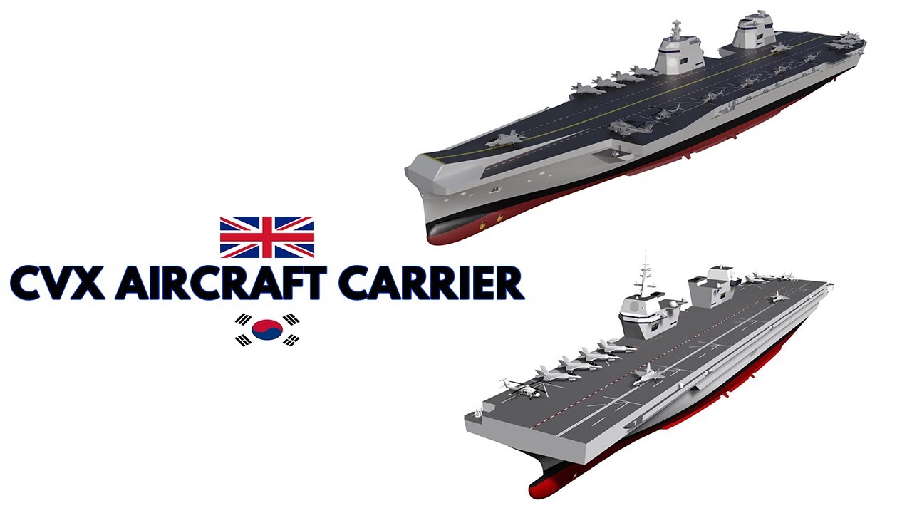 British Babcock built the first CVX Aircraft Carrier