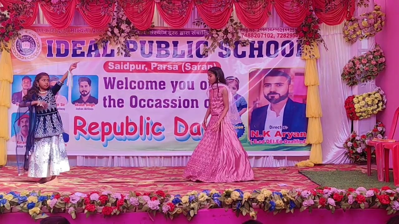Jish desh me ganga bahati hai school dance