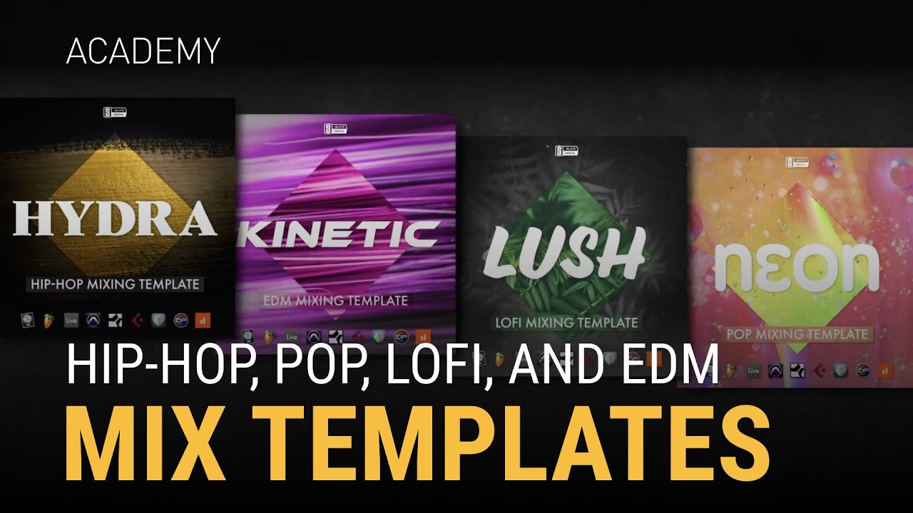 🔥 Get 4 New Mix Templates for Hip-Hop, Pop, Lofi, and EDM