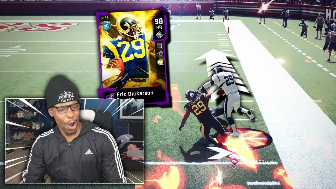 ERIC DICKERSON Is Absolutely A GLITCH! Madden 20
