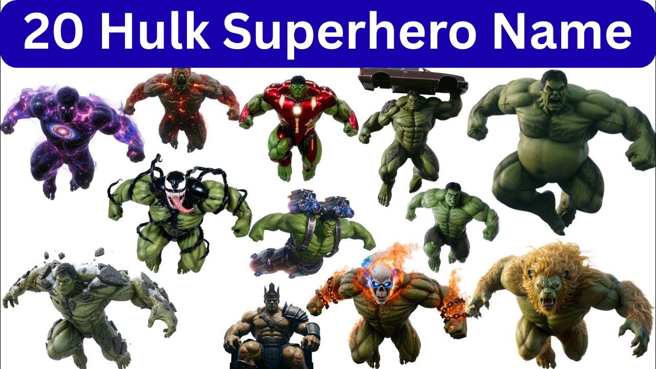 Hulk Superhero Name 💚 | हल्क सुपरहीरो के नाम | Pre Kids English Vocabulary Learning