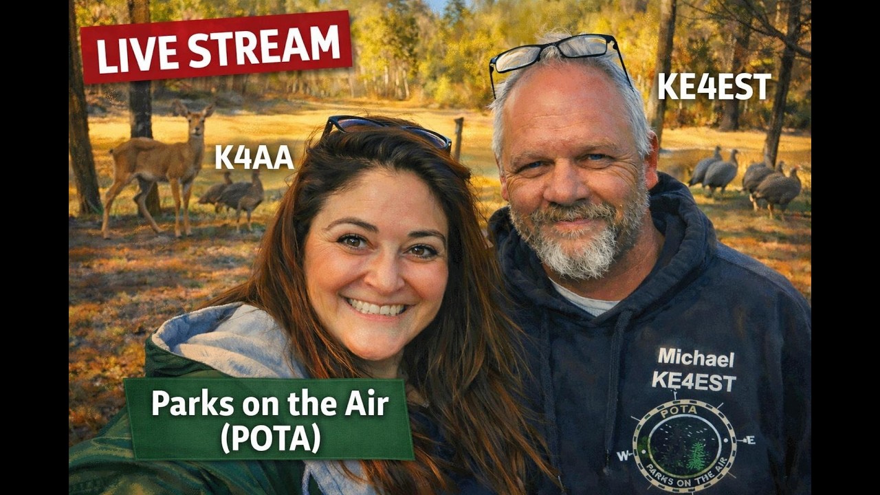 Parks On The Air (POTA) Activation LIVE-STREAMED 2/16/26 w/ K4AA & KE4EST!