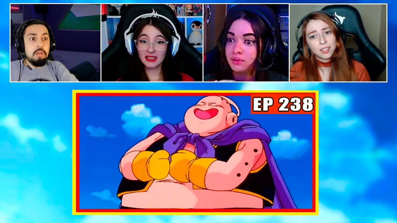 Majin boo Ainda esta Vivo | 4 Pessoas Reagindo | Dragon Ball Z - EP 238