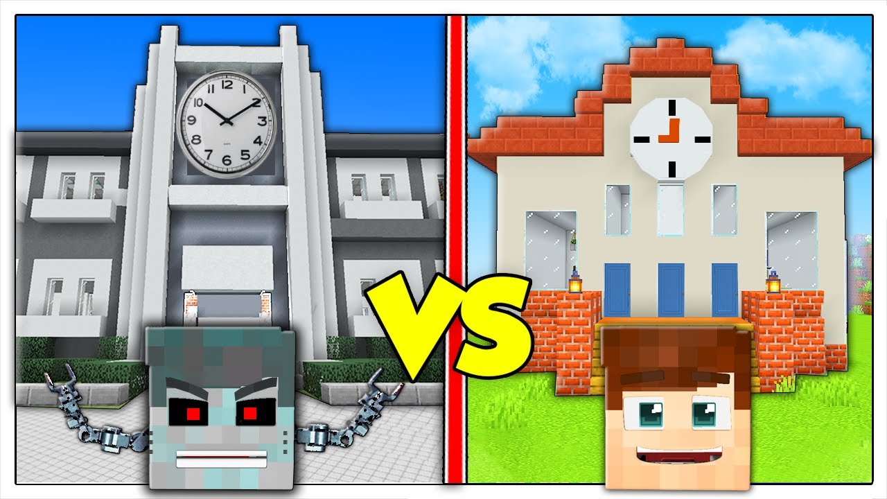 SCUOLA ROBOT CONTRO SCUOLA DI LUCA! - Minecraft ITA