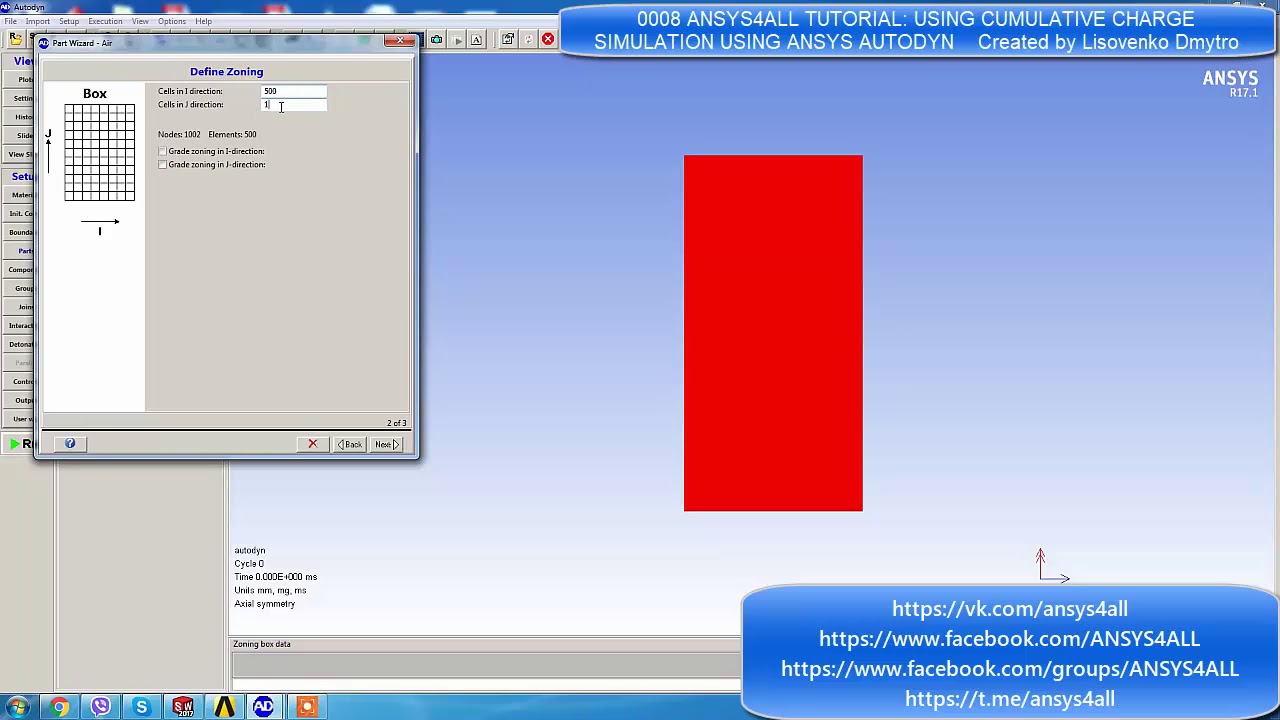 0008 ANSYS4ALL COMMUNITY Cumulative charge simulation using Ansys Autodyn
