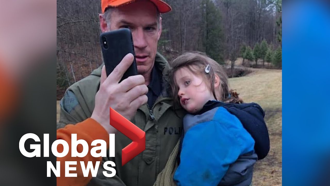 Officer who found toddler lost in Ontario woods calls him a "tough little guy"