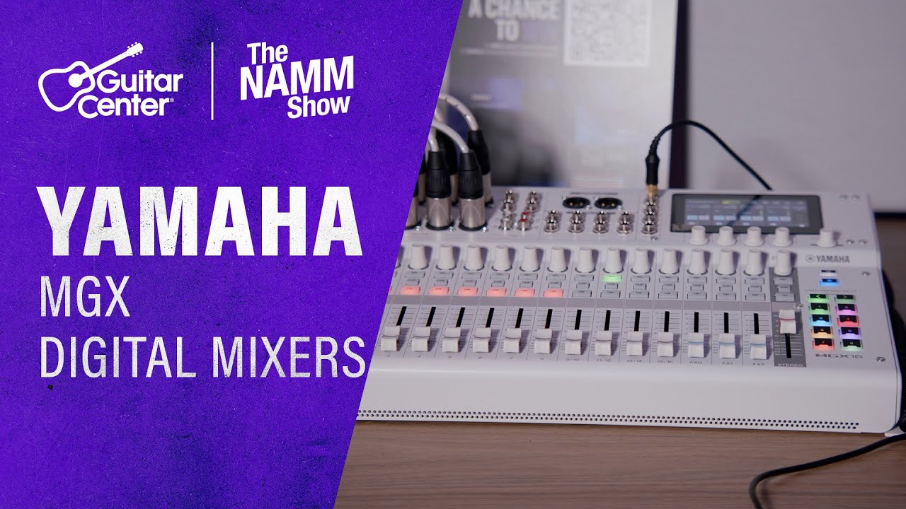 Обзор новых цифровых микшеров Yamaha MGX | Выставка NAMM 2026