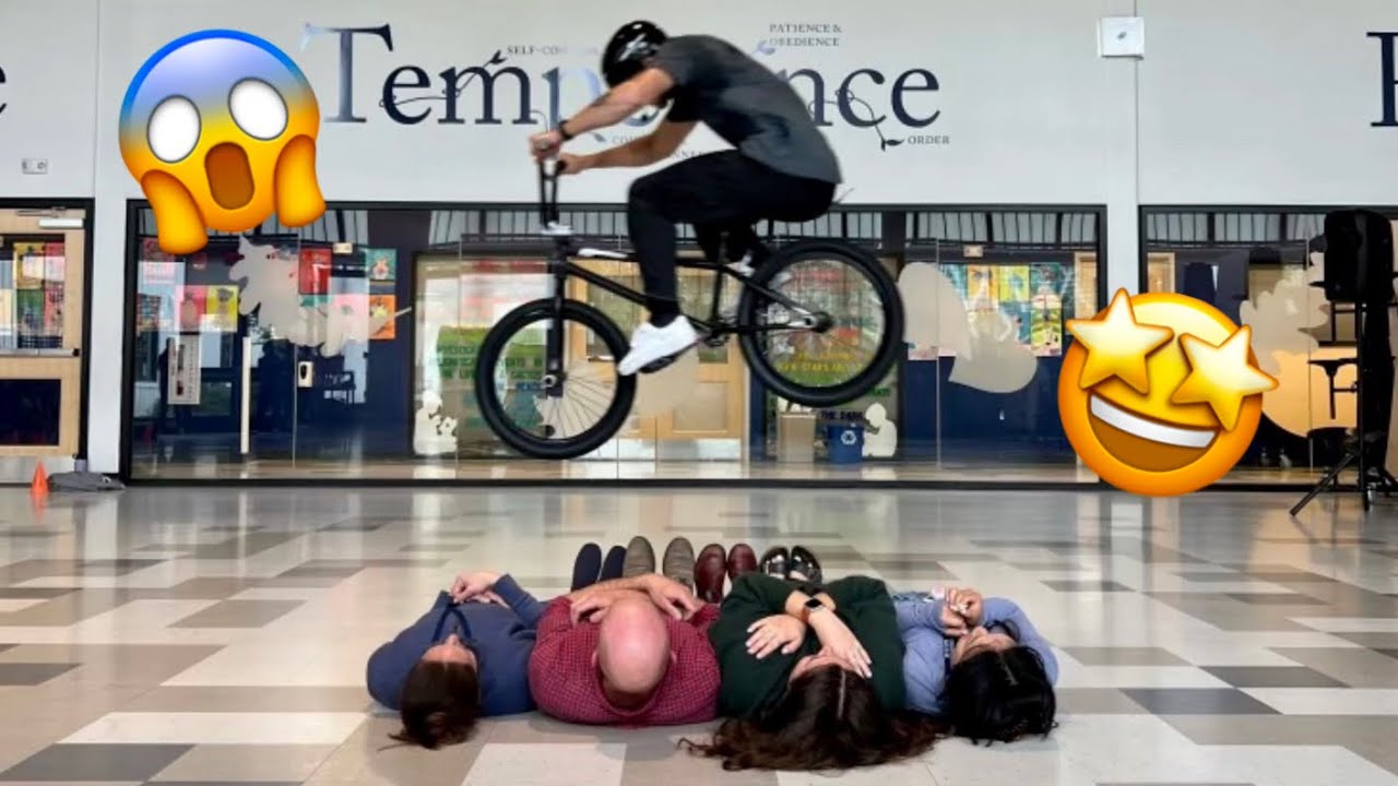 THE BEST Anti-Bullying BMX School Assembly By Mannie Nogueira