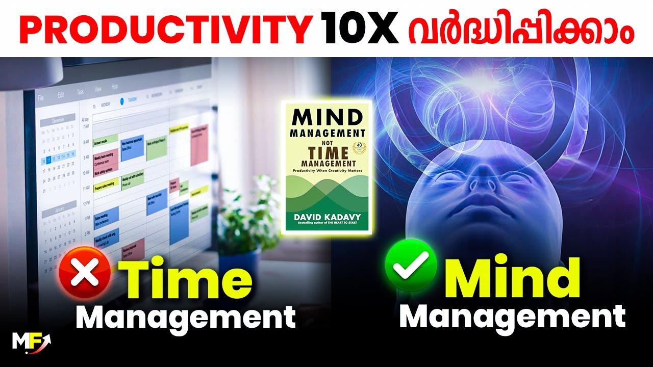 Stop Wasting Time ! Mind Management Not Time Management Book Summary in Malayalam | Motive Focus