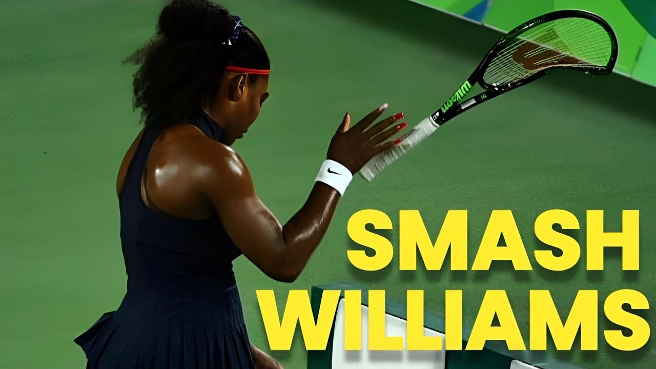 Serena William's Most Intense Racket Moments - Smash & Throw | SERENA WILLIAMS FANS
