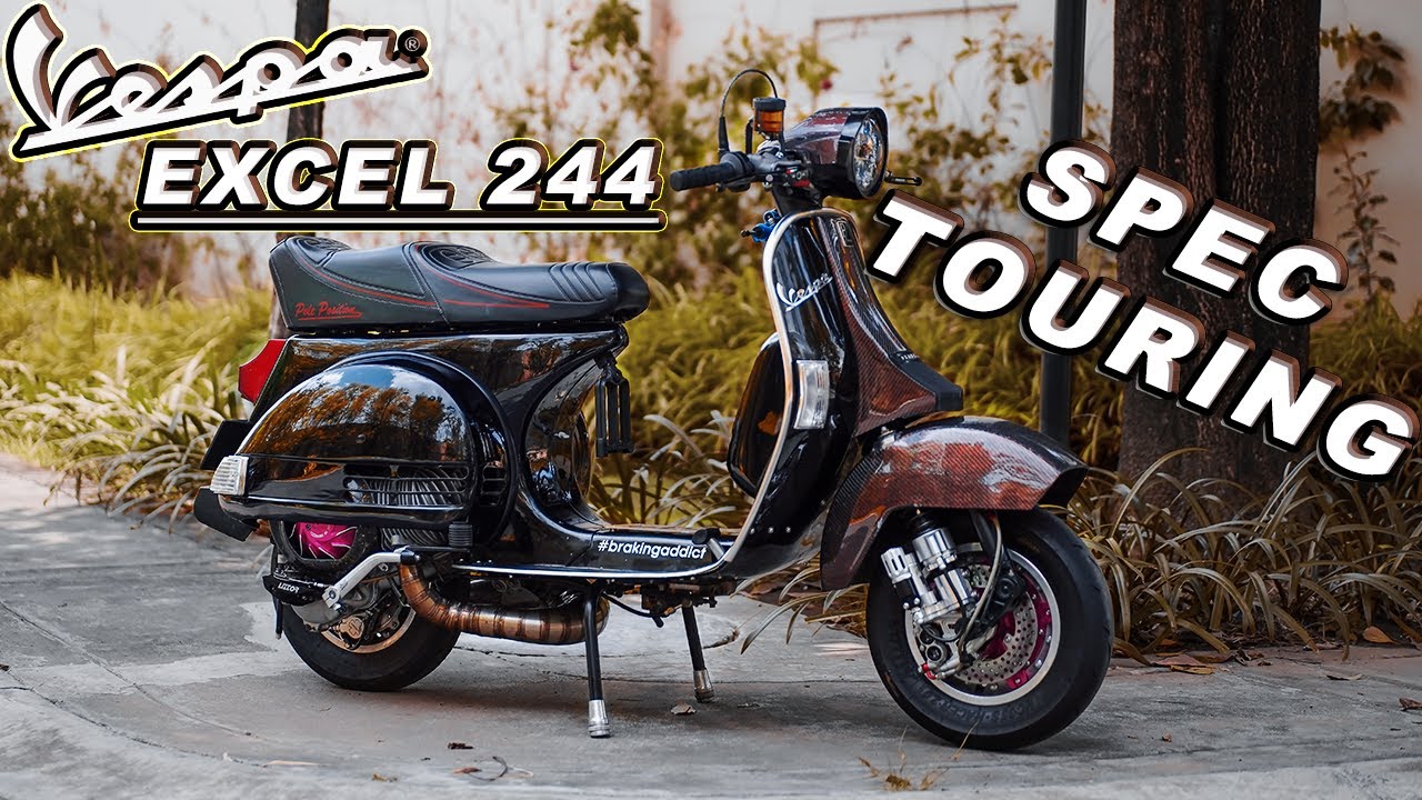 REFERENSI MODIFIKASI VESPA EXCEL 200 - VESPA TOURING - GARAPAN GARASI RUMAH 115