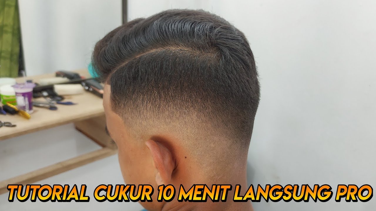 TUTORIAL POTONG RAMBUT 10 MENIT PRO🔥🔥🔥