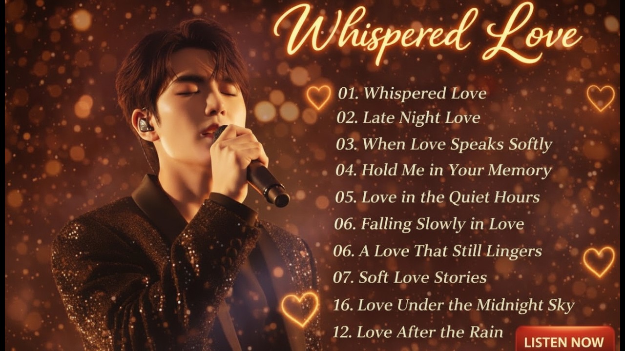Romantic Love Songs for Quiet Nights 💖 Emotional Love Playlist | Whispered Love