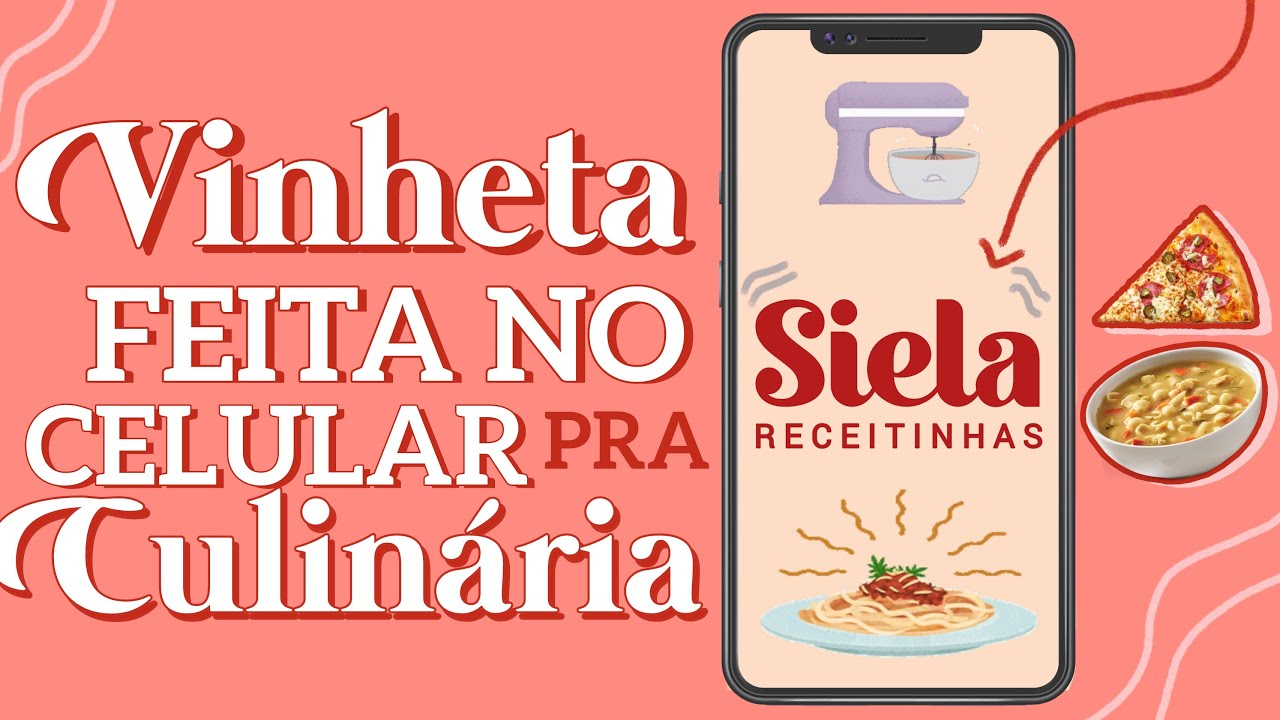 Crie sua vinheta: canal de culinária (intro para canal de receita)