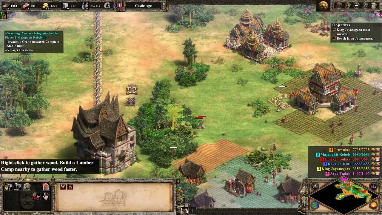 Age of Empires II DE – Gajah Mada #2 Unconditional Loyalty | Hard Difficulty
