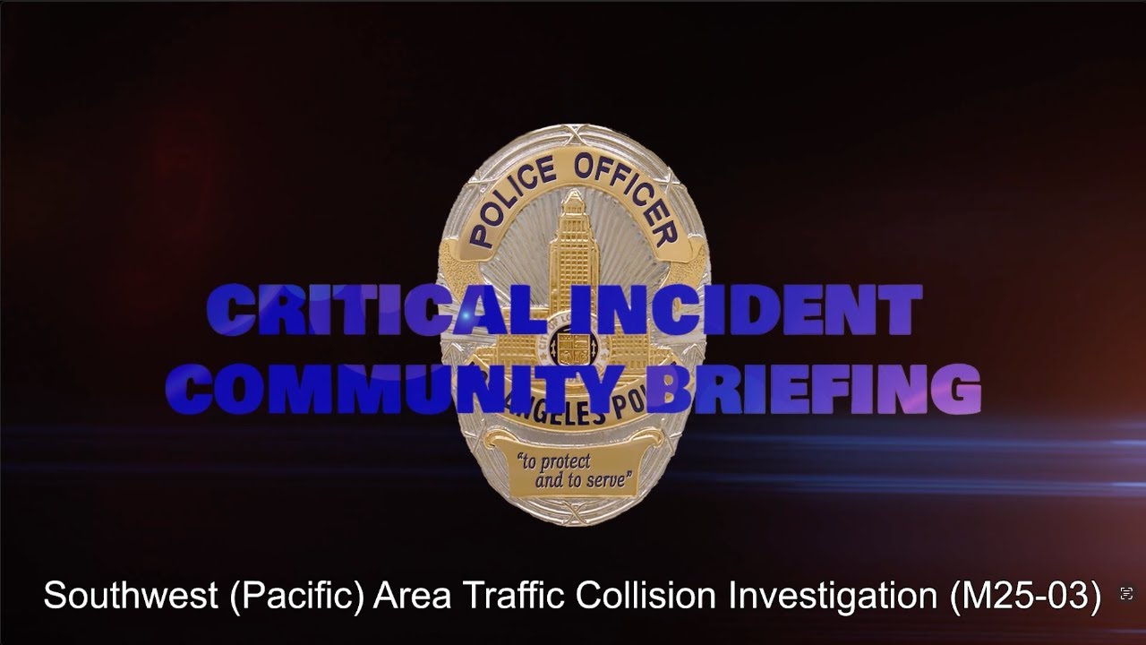 Southwest (Pacific) Area Traffic Collision Investigation 3/28/25 (MCIT 25-03)