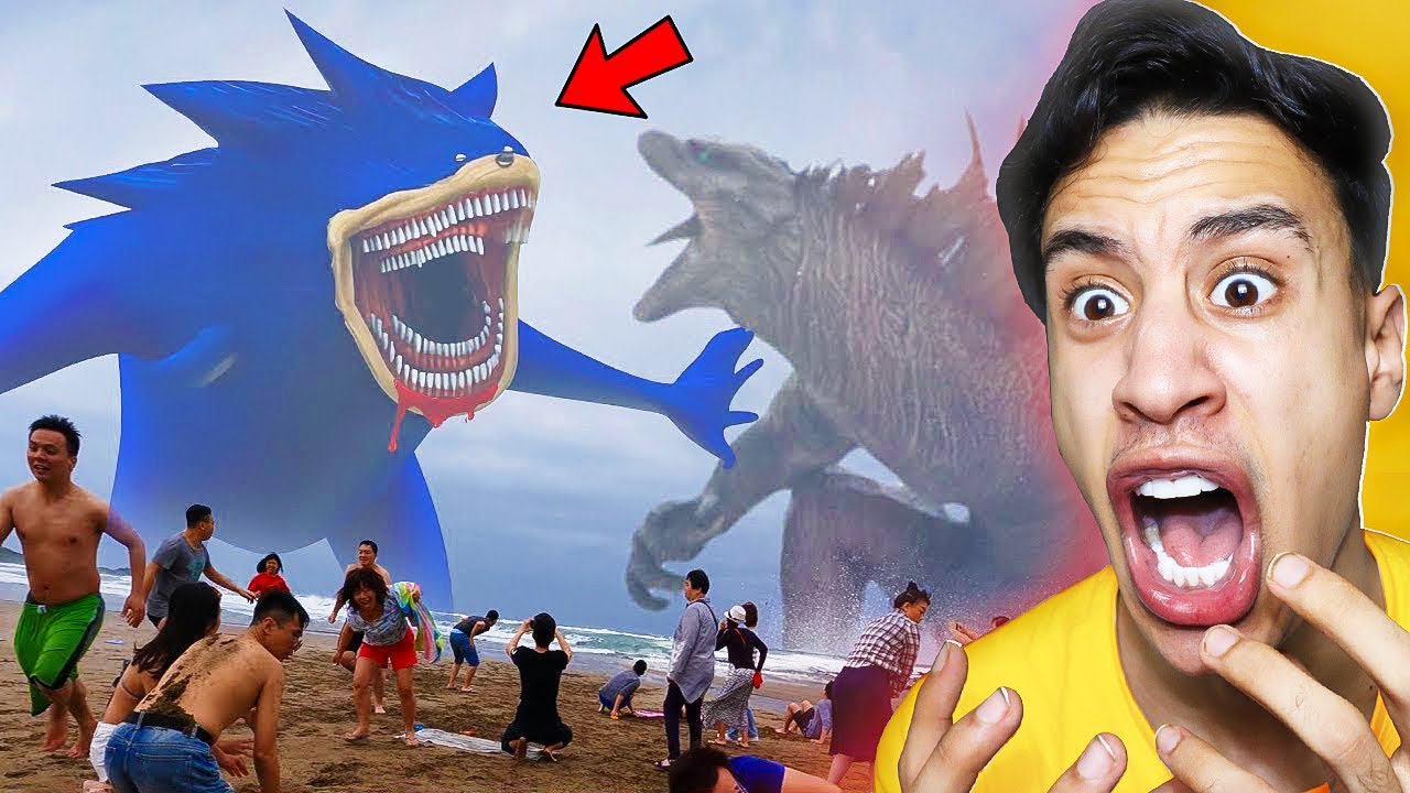 المعركة المنتظر مابين سونيك الشيطاني ضد جودزيلا العملاق.!! 🔥😱 | Garry's Mod