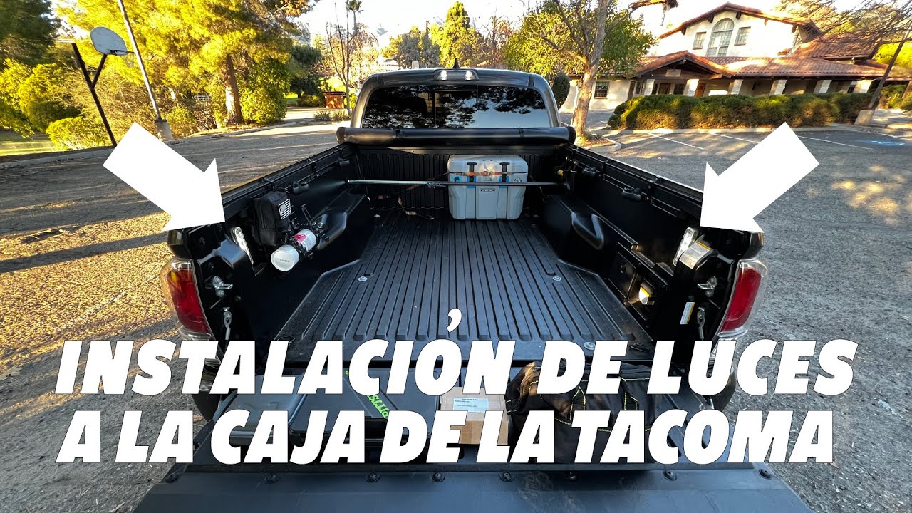 Cómo instalar luces a la caja de la Tacoma | Una modificación FACIL y ECONÓMICA