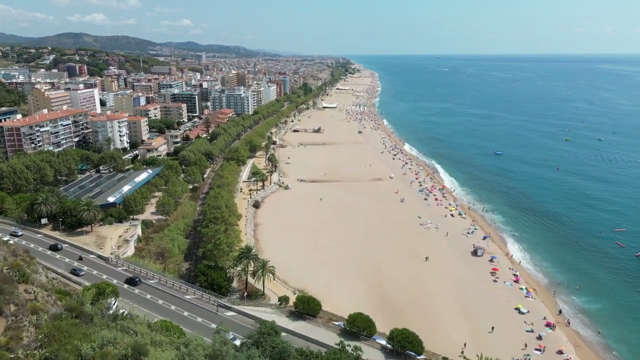 Calella, Spain - Full 4K 60fps drone fly-by