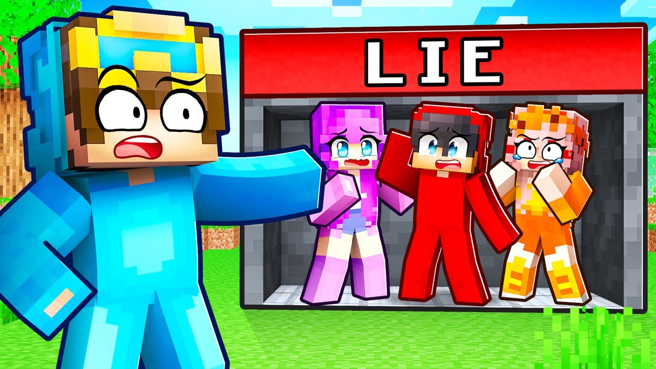 Using A LIE DETECTOR on my Friends In Minecraft!