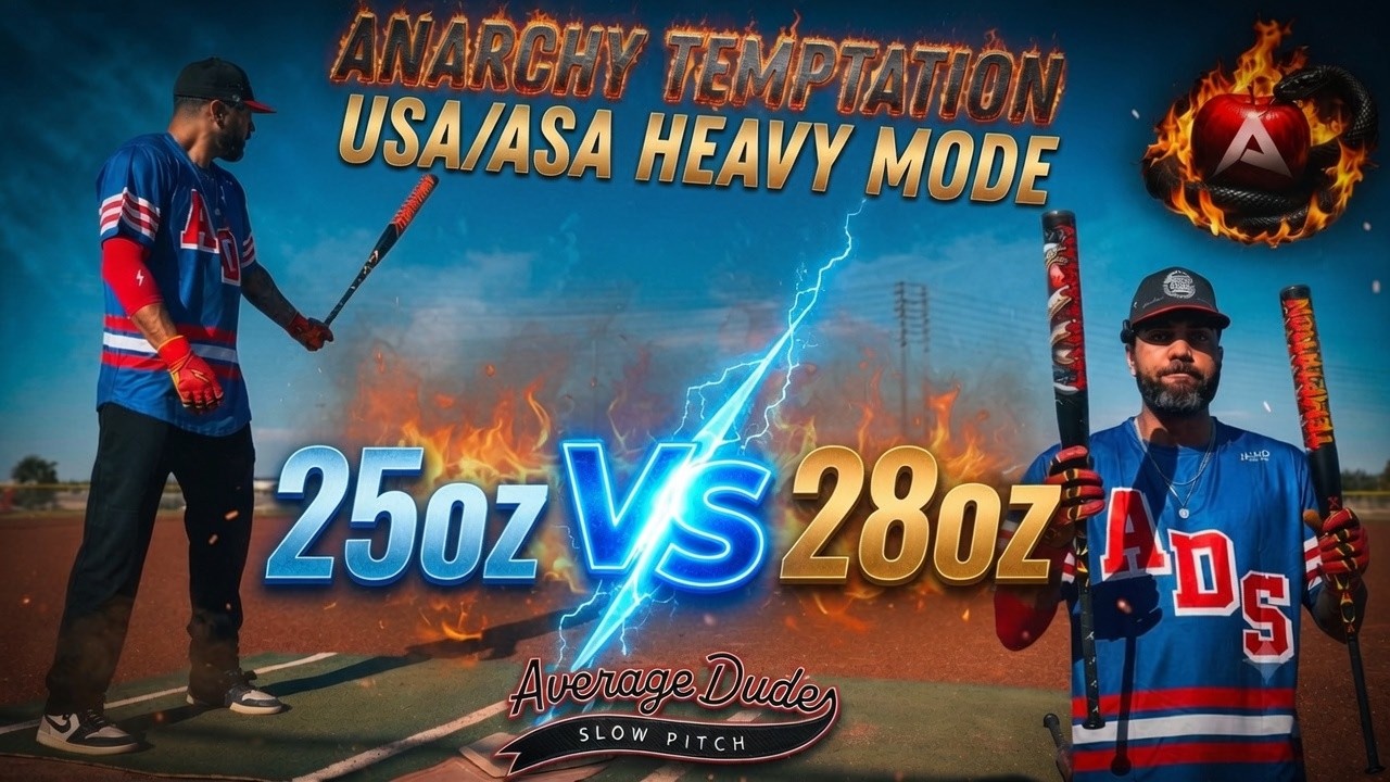 Anarchy Temptation | 25 унций против 28 унций | Обзор биты для софтбола USA/ASA