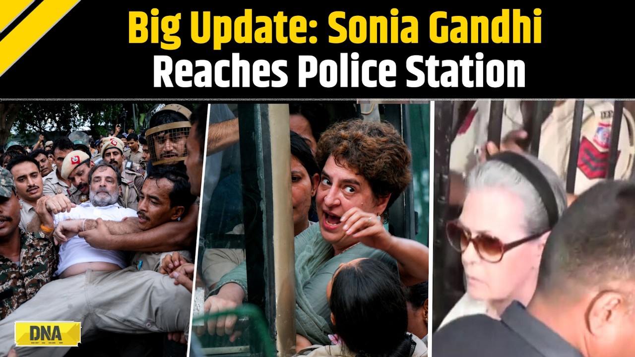 CJP Protest: Sonia Gandhi Reaches Police Station After Rahul, Priyanka Detained By Police | Congress
