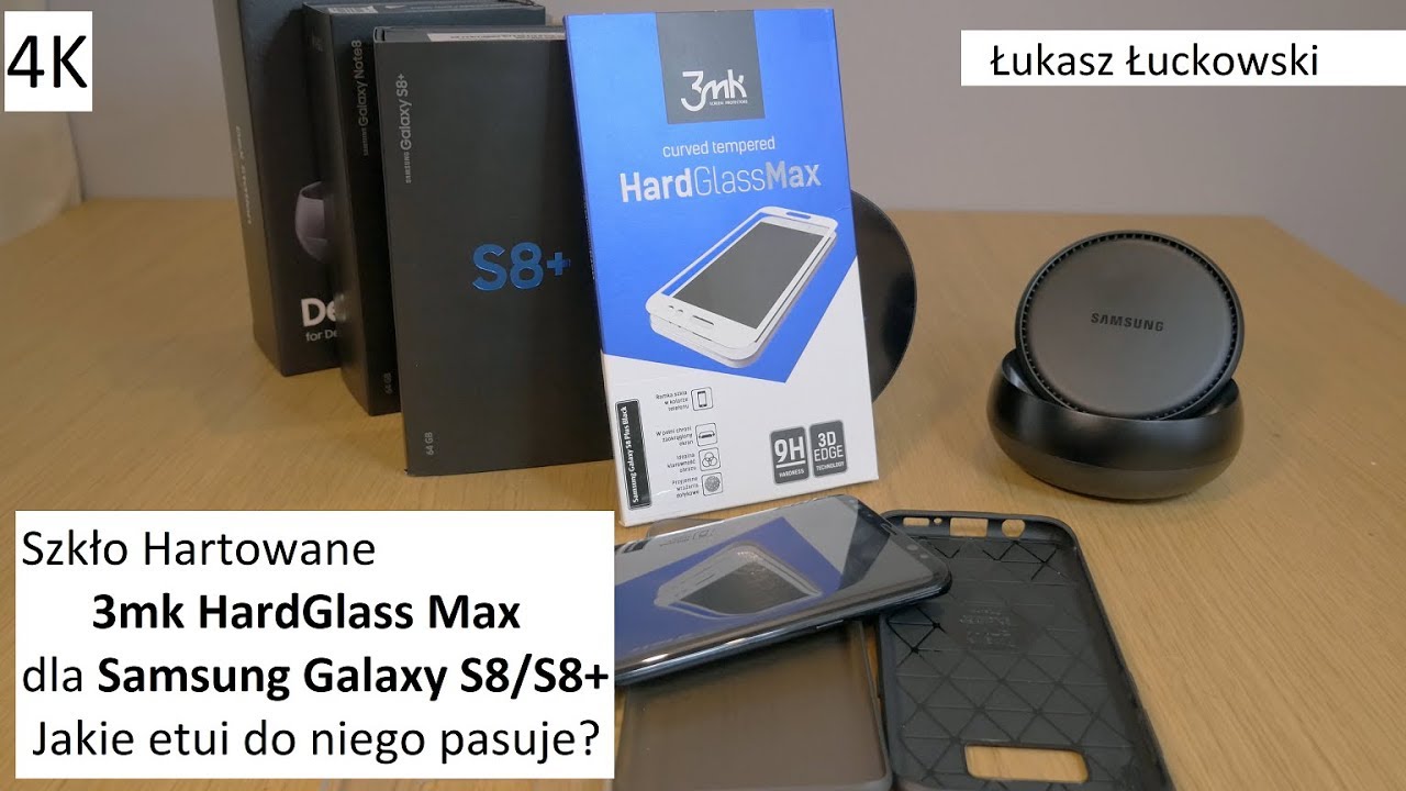 Szkło Hartowane HardGlass Max 3mk jego kompatybilność z etui dla Samsung Galaxy S8/S8+