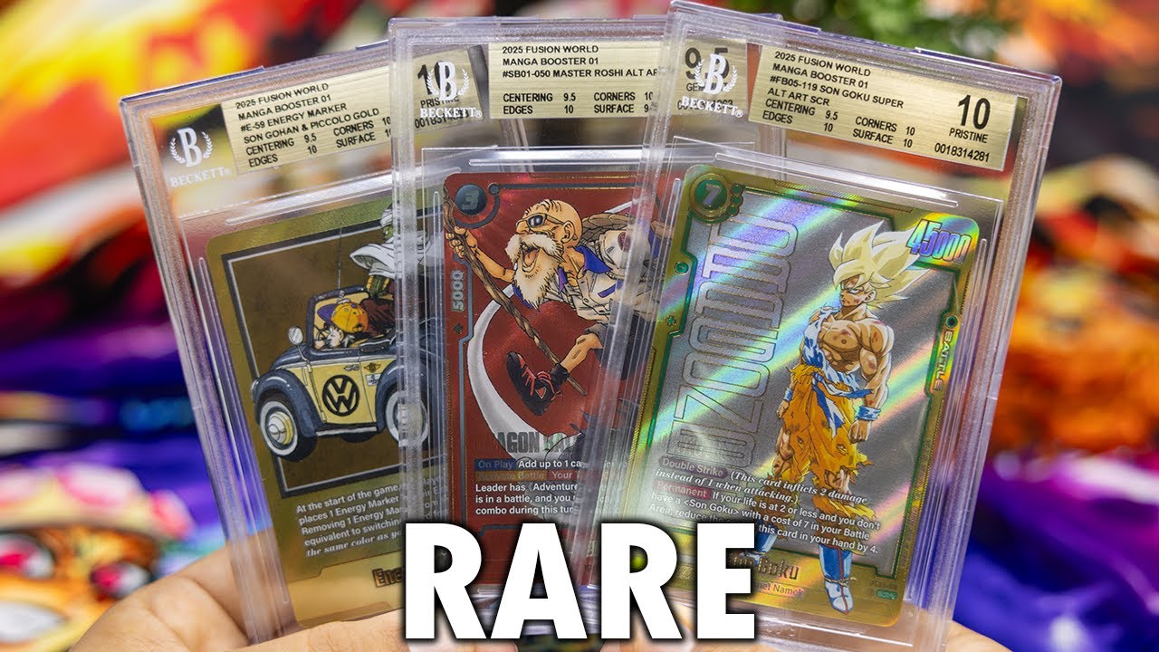 Beckett Graded Our RAREST Dragon Ball Cards… You Won’t Believe the Scores!