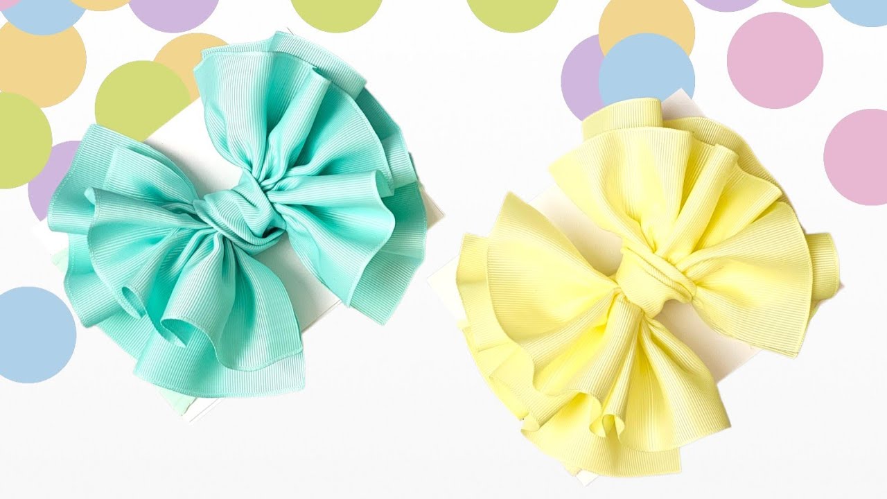 Bandita para bebe/moño con liston de 7.5cm/moños grandes/diadema par bebés/como hacer moño para niña