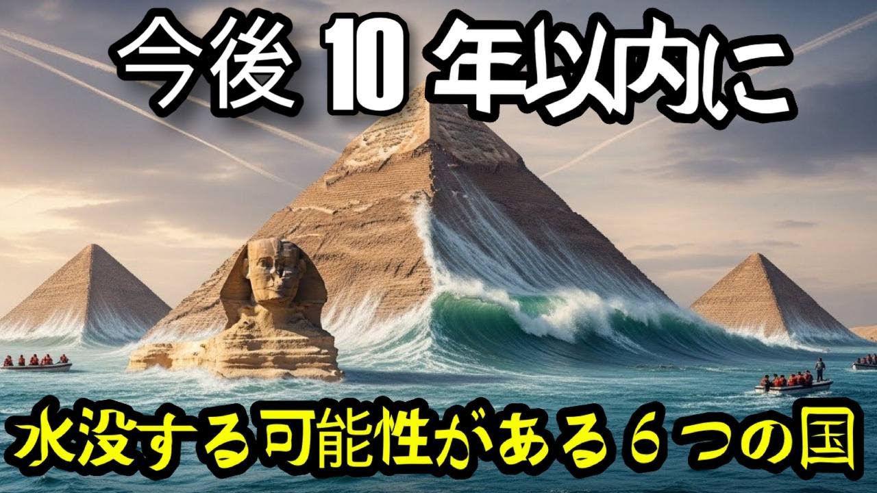 今後10年以内に水没する可能性がある6つの国