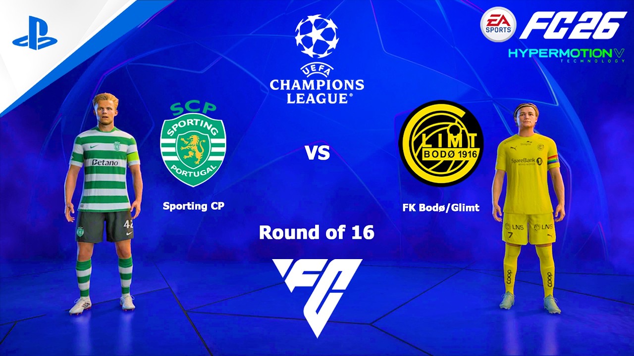 FC 26 PS4 - Sporting CP vs Bodø/Glimt | UEFA Champions League Matches
