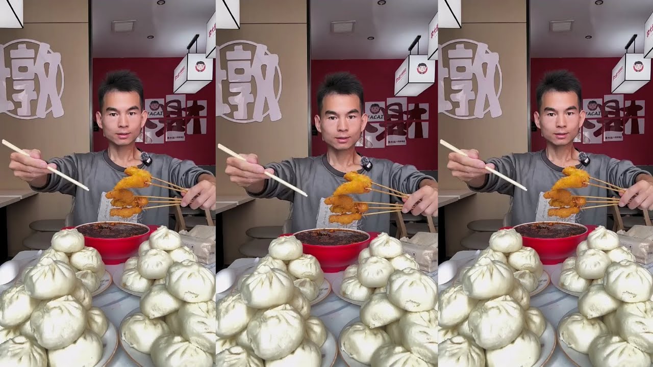 Yummy #92 : Eat roll belly braised pork belly 😋😋 #mukbang #food #porkbelly #eatingshow