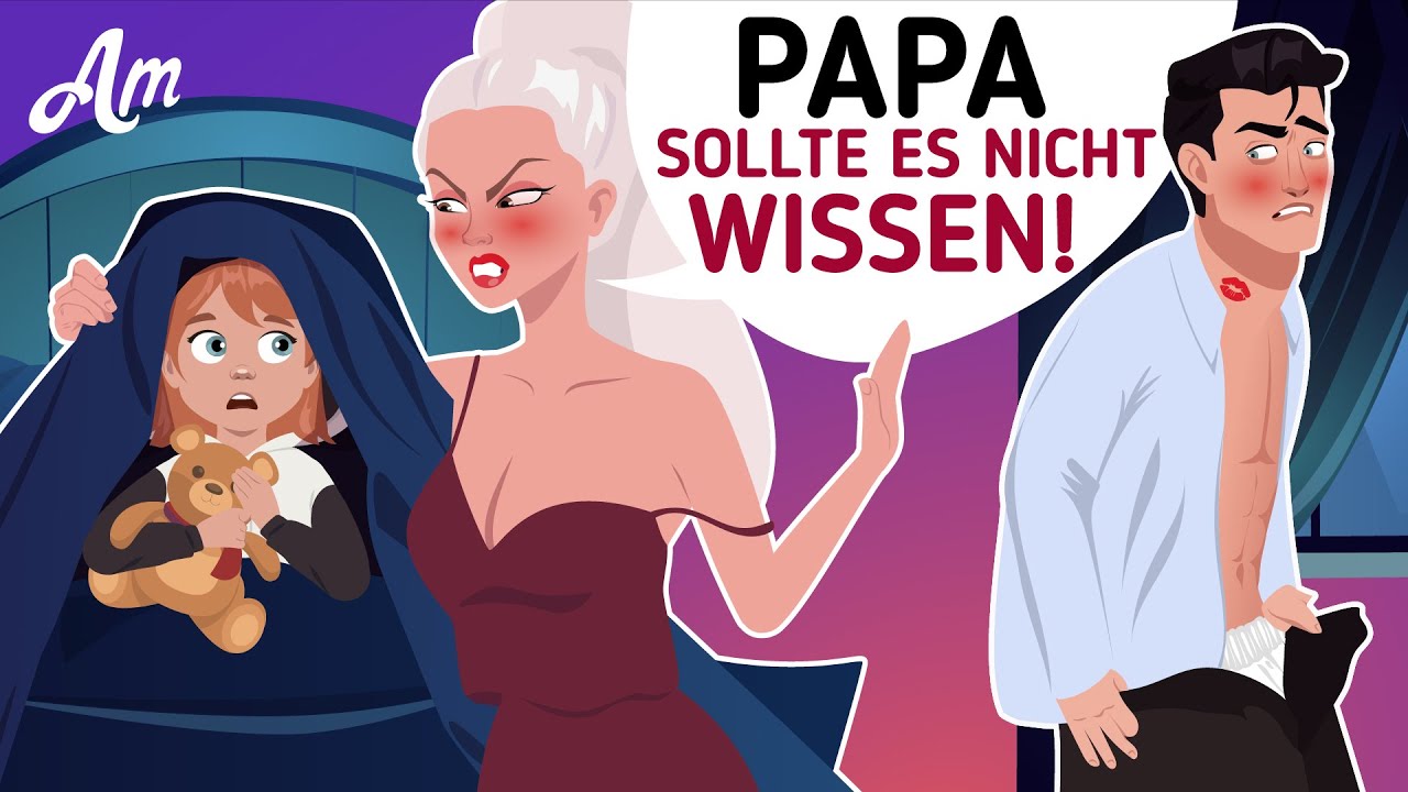 Betrügende MUTTER VERWENDET TOCHTER, um ihre UNTREUE zu vertuschen – @AmoMama Deutsch