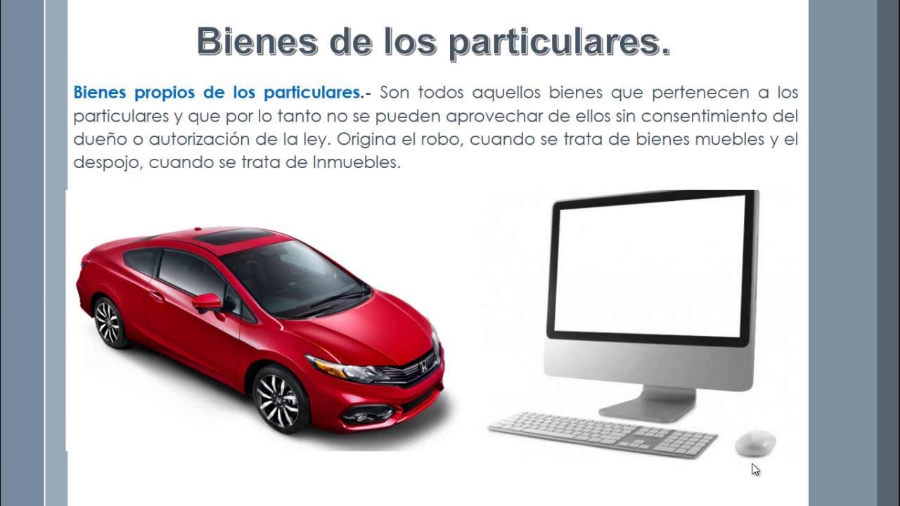 Bienes de los particulares,  bienes mostrencos y vacantes