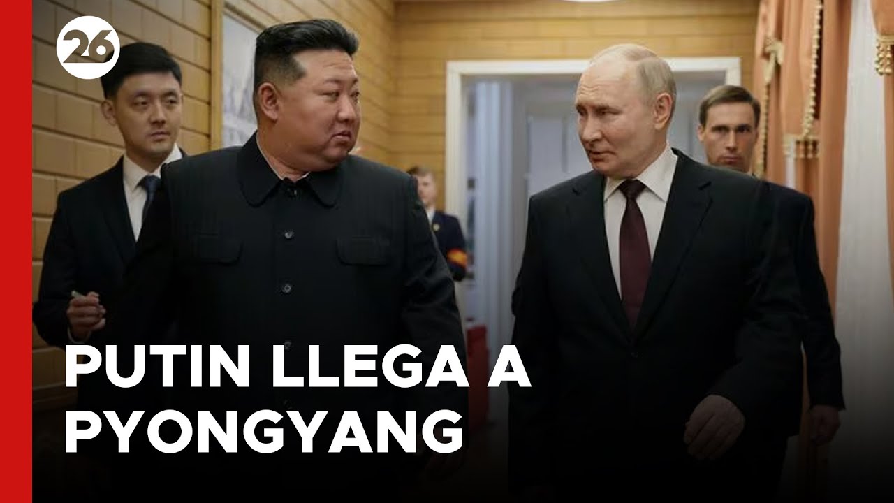 🚨 EN VIVO - COREA DEL NORTE | Putin llega a Pyongyang antes de reunirse con Kim Jong Un