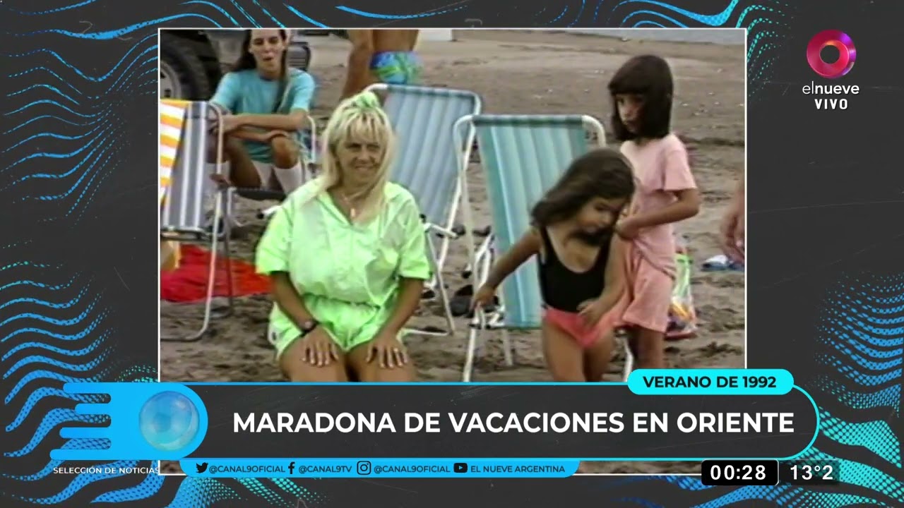 Una de Diego: Maradona disfruta de la Playa del Oriente | 9 de Área | 9 de Área